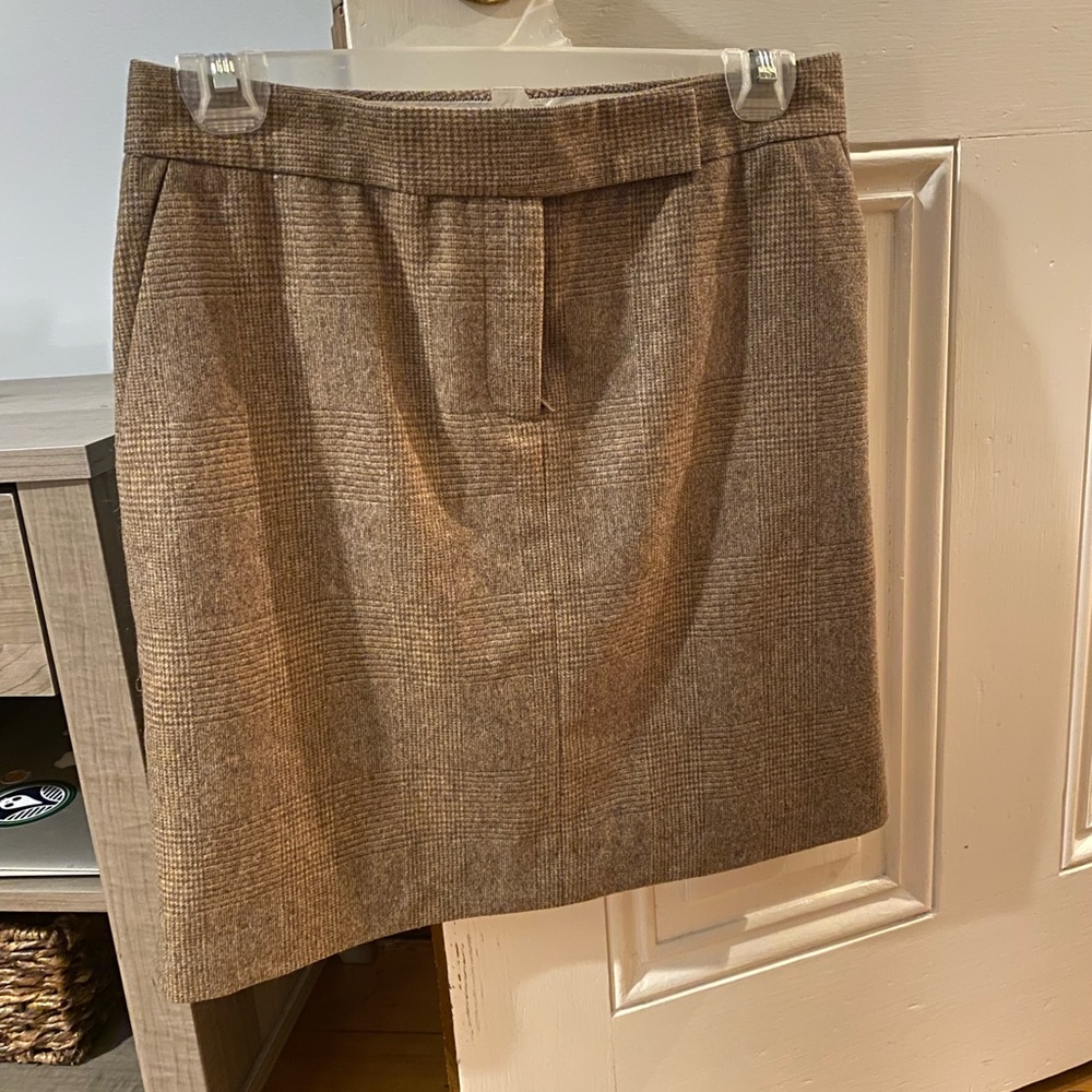 Wool cashmere skirt